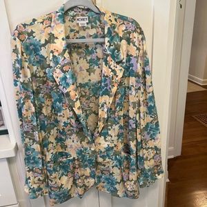 Vintage floral blazer